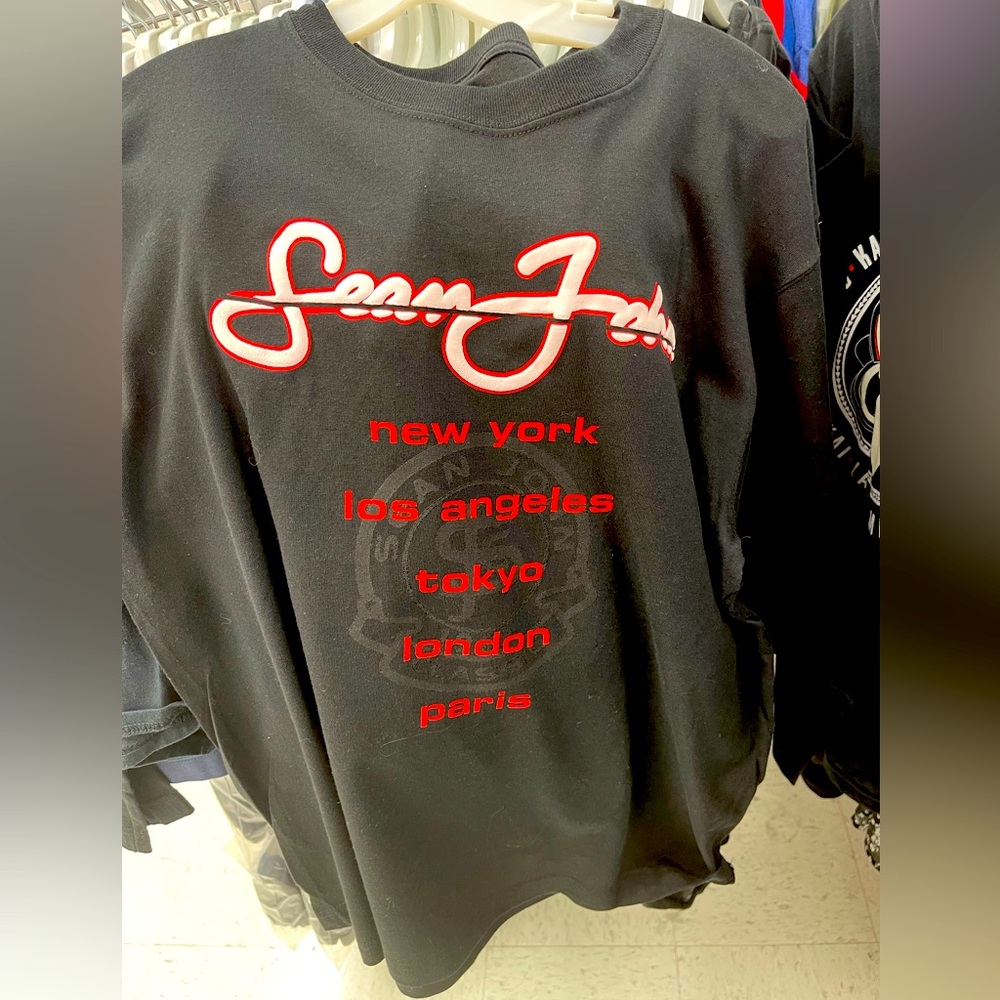 Oversized Sean John Streetwear Short Sleeve Shirt